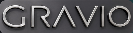 GRAVIO 3D metallic badge